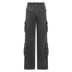 Wide-leg Cargo Pants