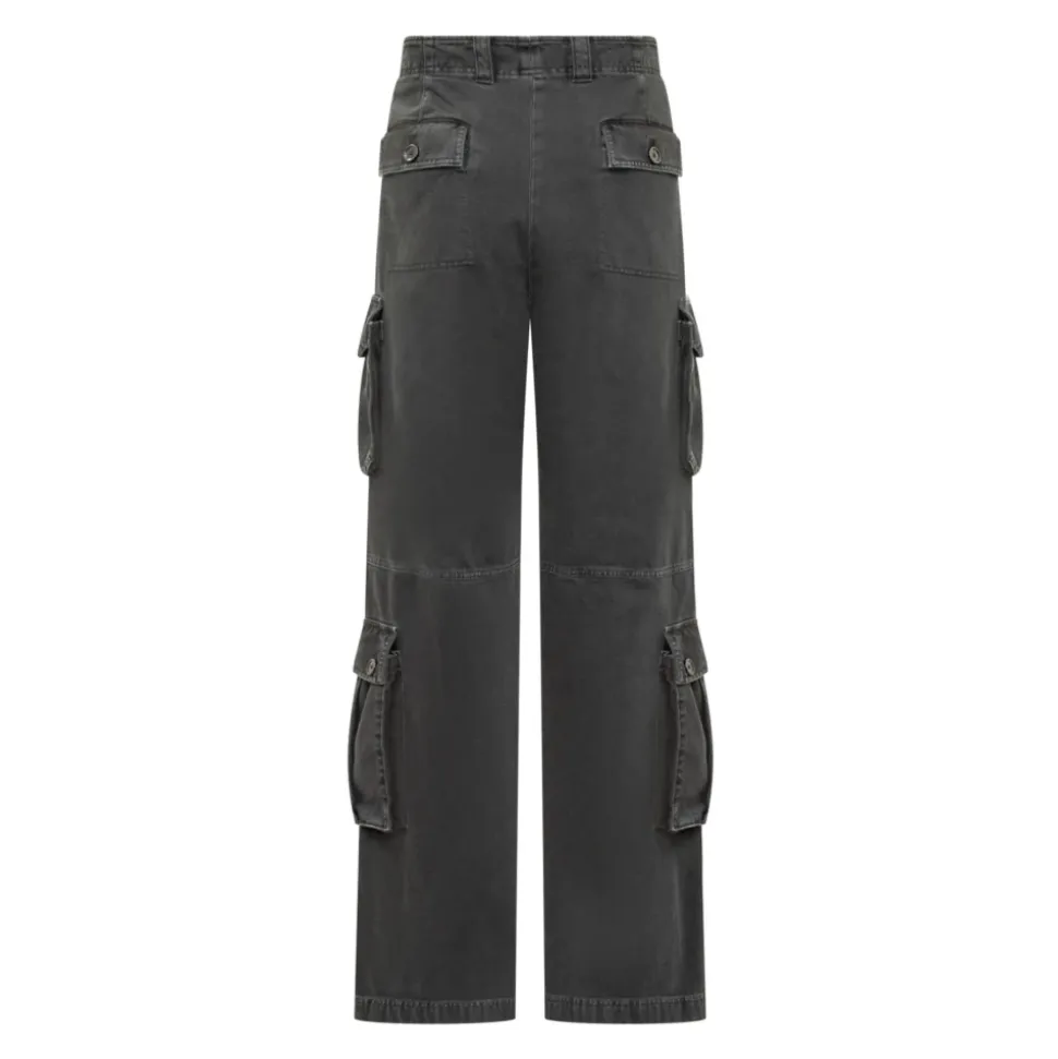 Wide-leg Cargo Pants