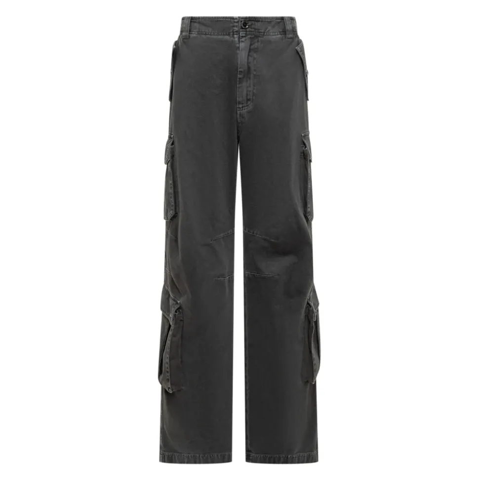 Wide-leg Cargo Pants
