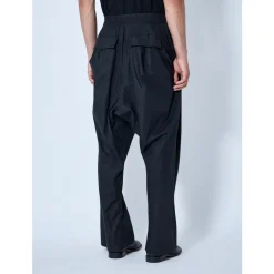 Wide-Leg Drawstring Trousers