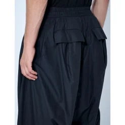Wide-Leg Drawstring Trousers