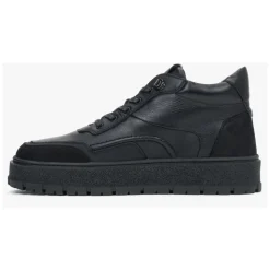Winter Leather Boots with Warm Lining