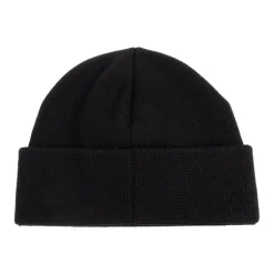 Wool Beanie with Embroidered Logo