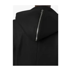Wool Blend Double-Breasted Coat