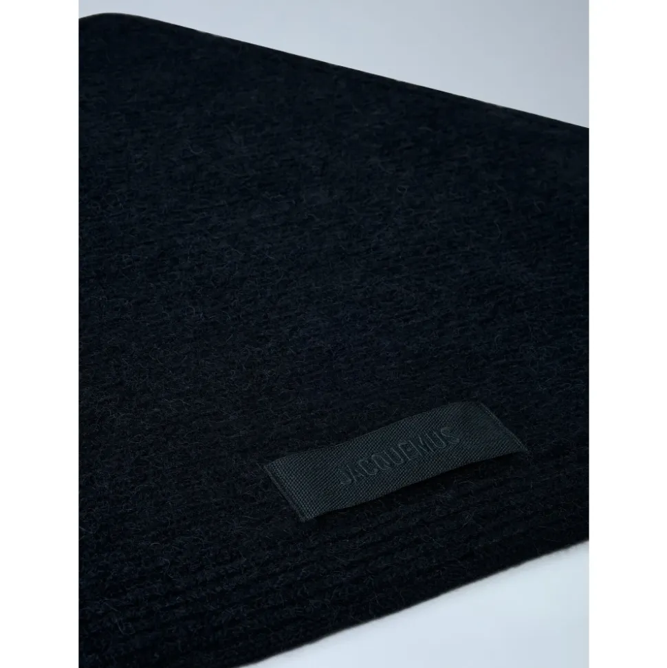 Wool-Blend Gros Grain Scarf
