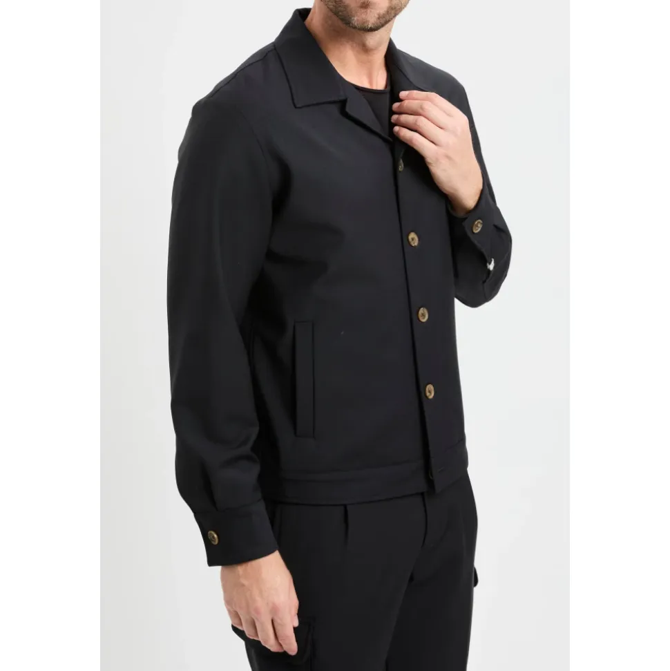 Wool Blend Overshirt