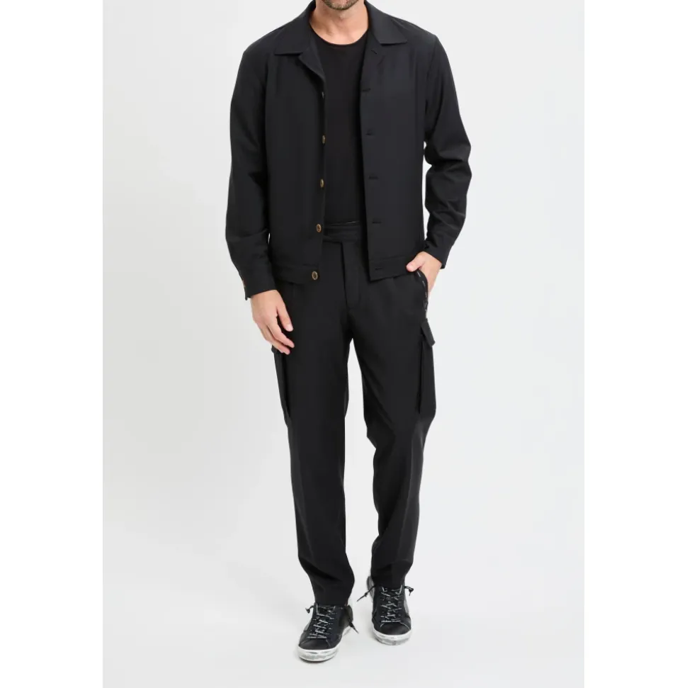Wool Blend Overshirt