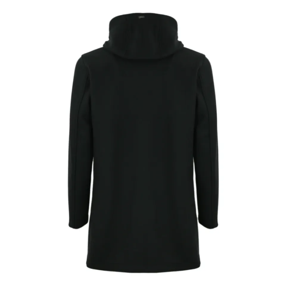 Wool Blend Parka with Hood