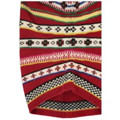 Wool Cotton Jacquard Neck Warmer