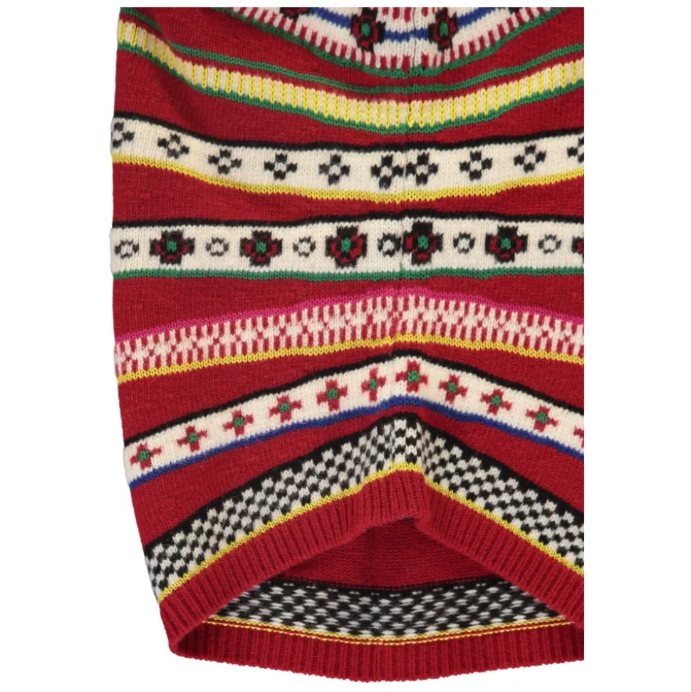 Wool Cotton Jacquard Neck Warmer