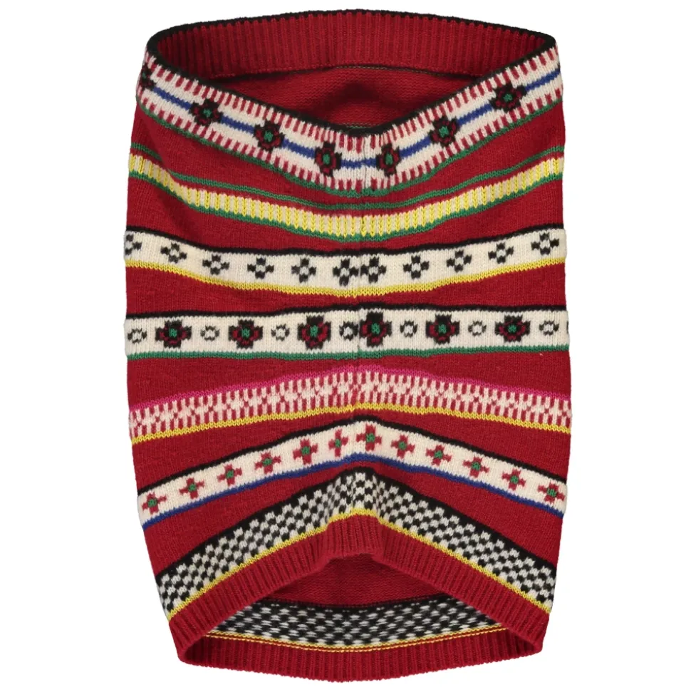 Wool Cotton Jacquard Neck Warmer