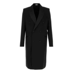 Wool Felt Double-breasted Coat