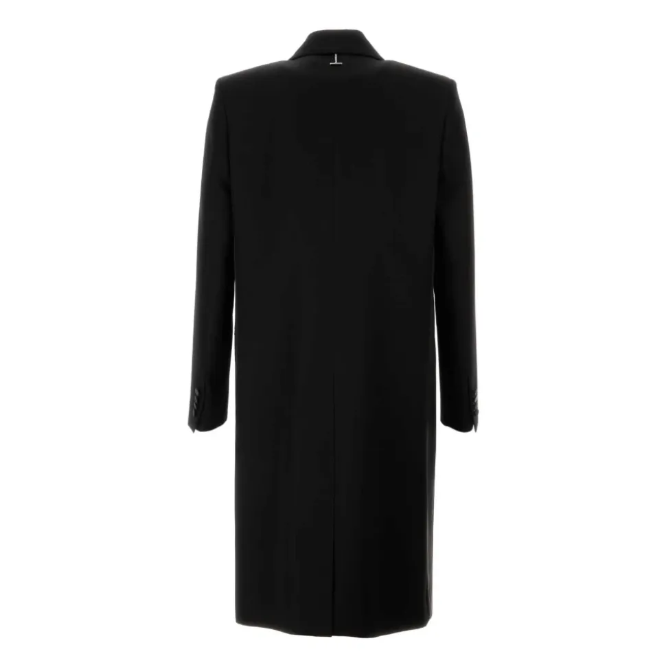 Wool Felt Double-breasted Coat