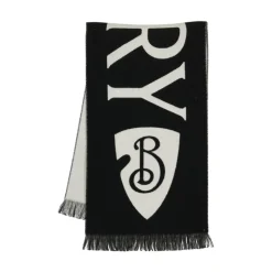 Wool Scarf With Lettering Logo