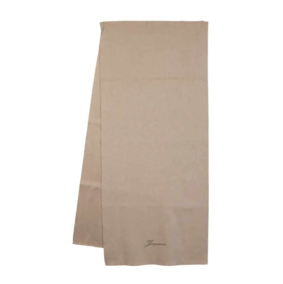 Wool Tailored Scarf - Beige