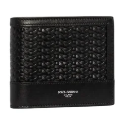 Woven Plongé Calfskin Wallet