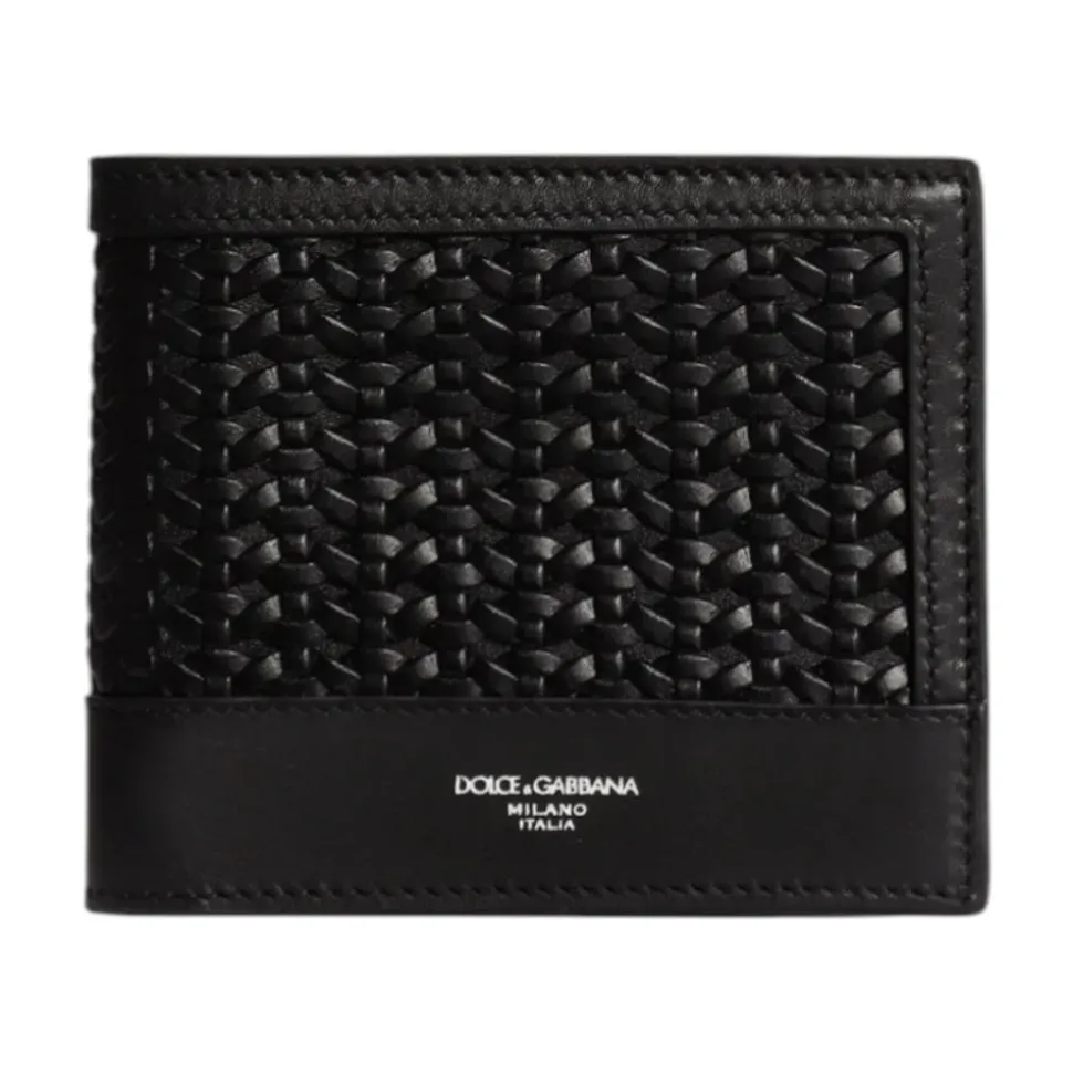 Woven Plongé Calfskin Wallet