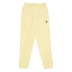 Yellow Fleece Sweatpants Elastic Waist