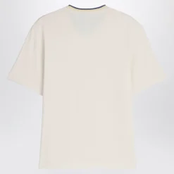 Y-3 Wales Bonner Graphic T-Shirt with Striped Collar