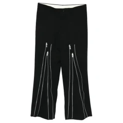 Zip-detail Trousers