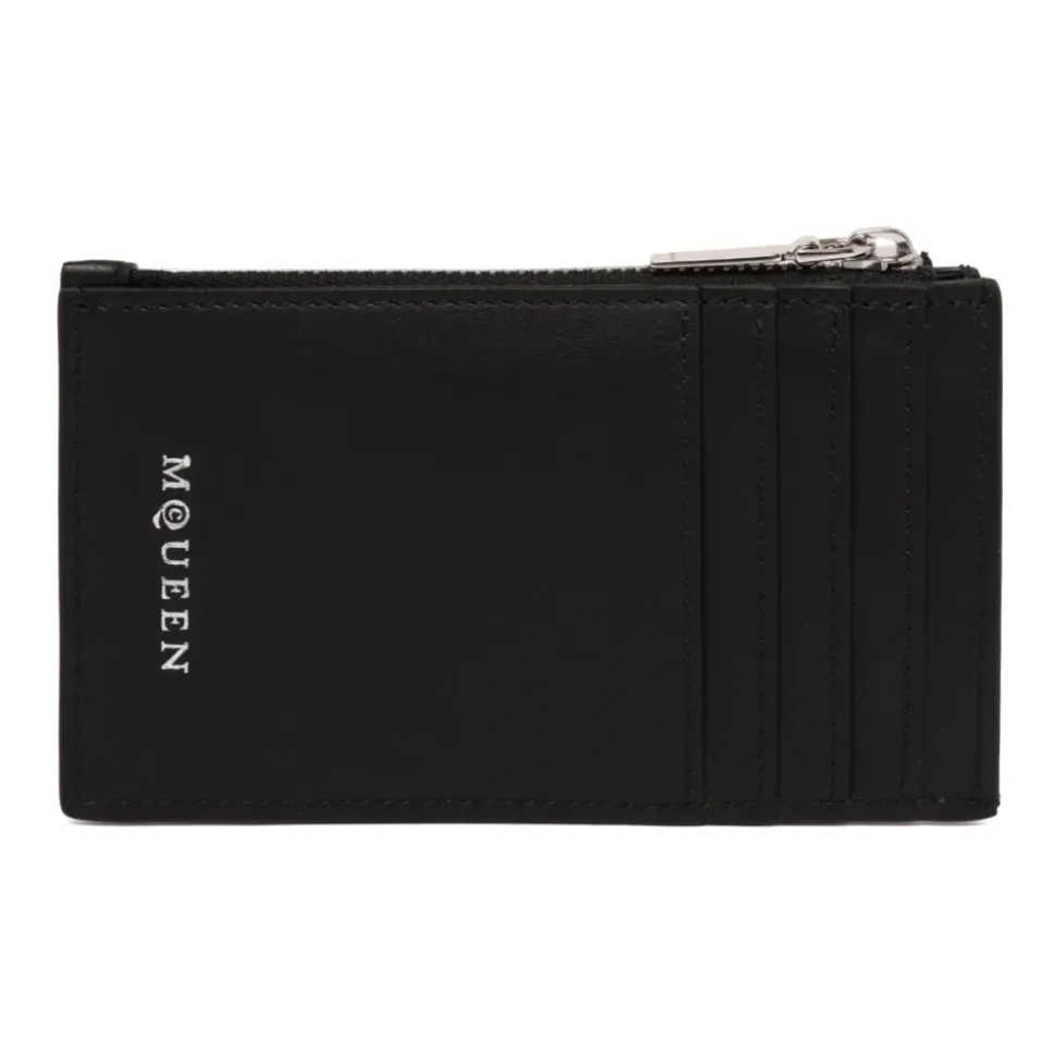 Zippered Leather Wallet
