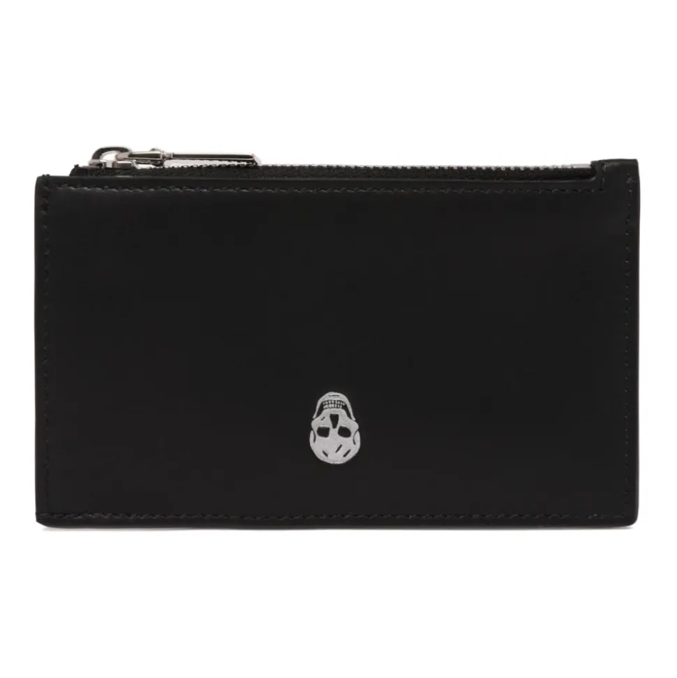 Zippered Leather Wallet